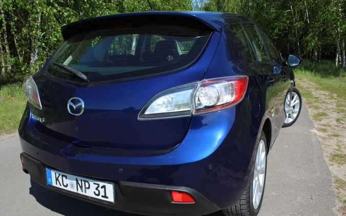 Mazda 3 cena 24500 przebieg: 110653, rok produkcji 2011 z Łęczyca małe 596